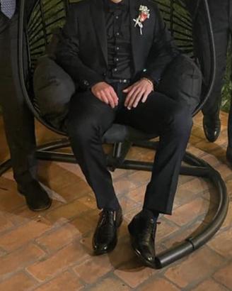 Completo Uomo Blu Scuro Nerastro Petrelli 48