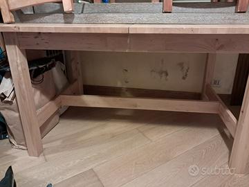 tavolo legno allungabile 