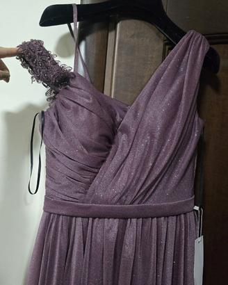 Abito da sera Rosa Antico Glitterato