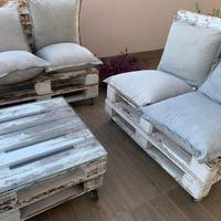 Salotto esterno pallet