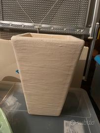 Vaso leggero color panna