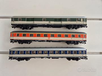 Marklin 4091, 4092, 4093 set 3 carrozze POP 27 cm