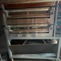Forno elettrico professionale x pizzeria 6+6 cm 33