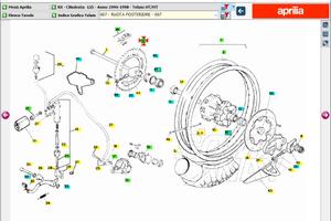 Corona Aprilia RX 125 AP8107115
