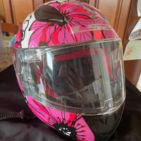 Casco integrale LS2 FF353 Rapid Poppies Pink - S