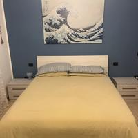 Letto contenitore e 2 comodini abbinati