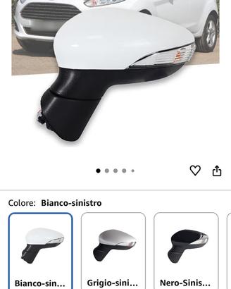 Specchietto lato guida ford fiesta 2009