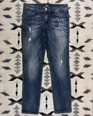 Jeans Liu Jo con strass azzurri | taglia S