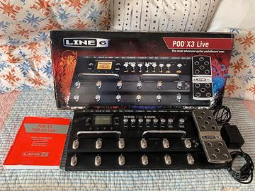 Pedaliera Multieffetti Line 6 X3 Pod Live