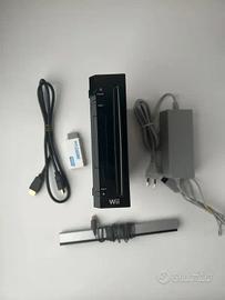 Console Nintendo Wii Nera + Adattatore HDMI