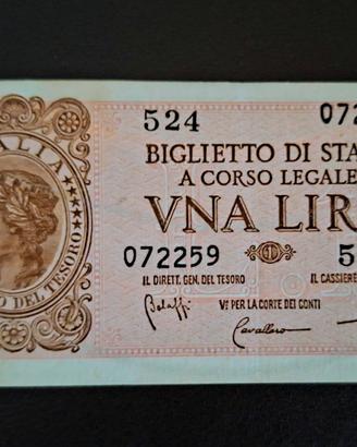Biglietto di Stato 1 Lira 1944