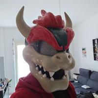 Maschera Cosplay Bowser Super Mario 