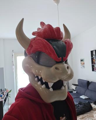 Maschera Cosplay Bowser Super Mario 