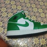 JORDAN 1 verdi e bianche 