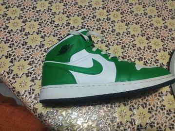 JORDAN 1 verdi e bianche 