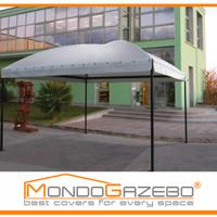 Gazebo 5x5 SUN PLUS copertura fissa acciaio NUOVA