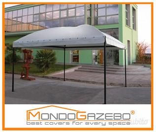 Gazebo 5x5 SUN PLUS copertura fissa acciaio NUOVA
