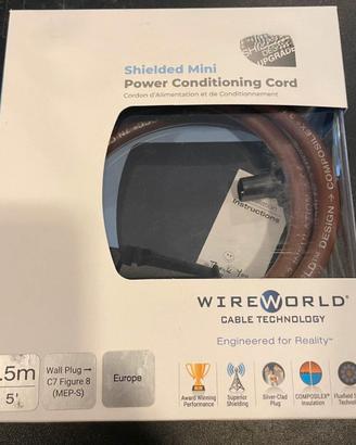 Cavo alimentazione 1,5 Wireworld Cable ShieldedMin