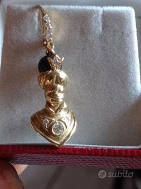 Moro di Venezia in oro giallo e brillanti