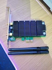 Scheda di Rete WiFi PCI-E per PC - TP Link T4E