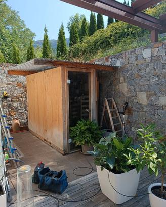 Sauna in buone condizioni