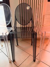 3 Sedie Kartell Victoria ghost