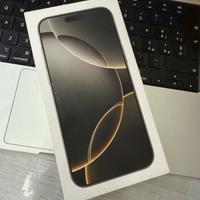Iphone 16 pro max 1tb titanio naturale 1tb nuovo