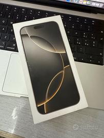 Iphone 16 pro max 1tb titanio naturale 1tb nuovo