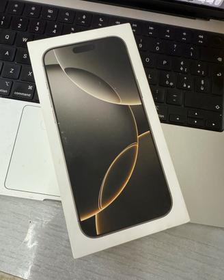 Iphone 16 pro max 1tb titanio naturale 1tb nuovo