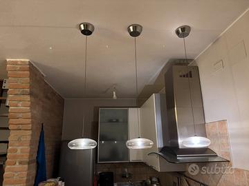 3 Lampade Sospese in Vetro - Design