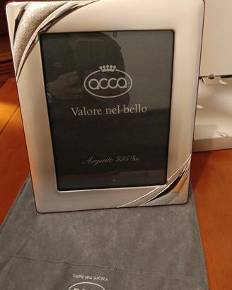 cornice in argento nuova
