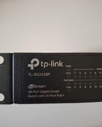 TP-LINK TL-SG2428P Switch Smart + Patch Panel ETC.
