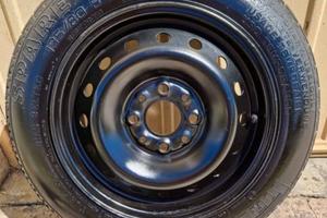 ruotino originale rosso o nero fiat 13 pollici