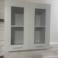 Mobile pensile cucina ante vetro