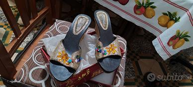 sandali con zeppa