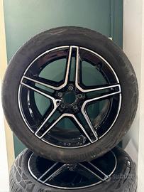 4 X CERCHI ORIGINALI MERCEDES AMG LINE 19" + GOMM