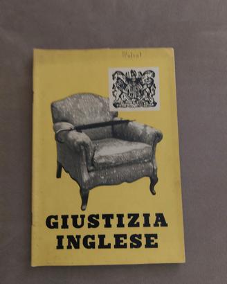 Libretto "GIUSTIZIA INGLESE " 1940
