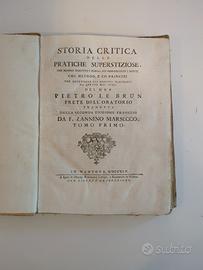 Lebrun -Storia critica pratiche superstiziose 1745