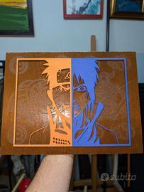 rilevo in legno Naruto - Sasuke da collezione