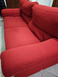 Poltrona Poltronesofà rossa 200x90 cm 