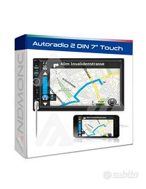 Stereo autoradio 2 din 7" pollici touch screen