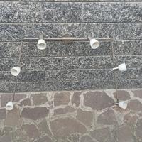 barra con faretti snodabile lunghezza cm 225