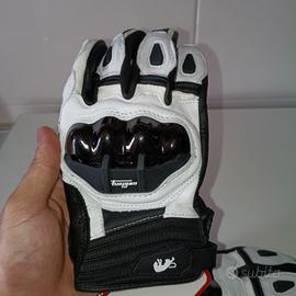 Guanti Moto Furygan AFS 6 Bianco/Nero / trattabile
