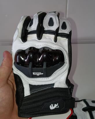 Guanti Moto Furygan AFS 6 Bianco/Nero / trattabile