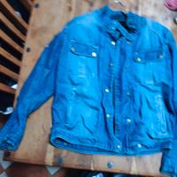 Giacca moto denim 