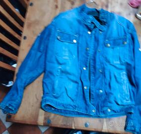 Giacca moto denim 
