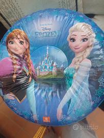 pouf gonfiabile Frozen per bimba 