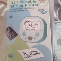 Mini stampante adesiva portatile D 21