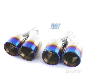 TERMINALI SCARICO UNIVERSALI IN ACCIAIO INOX TITAN