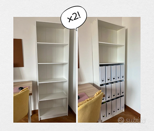 Libreria Gersby Bianco (due pezzi) Ikea